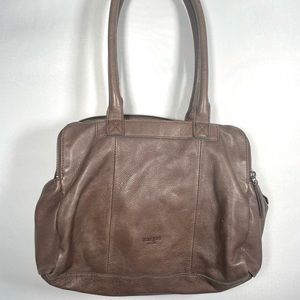 Margot Leather Purse Greyish Brown